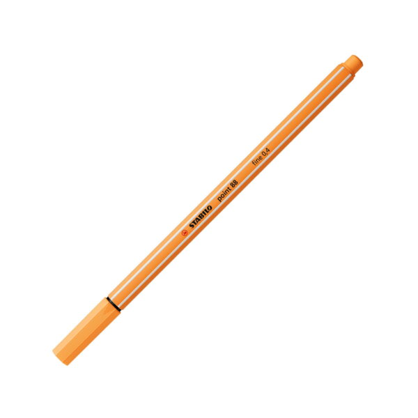 Stabilo pennarello punta fine Point 88 Papaya su linait