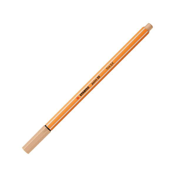 Stabilo pennarello punta fine Point 88 Beige su linait