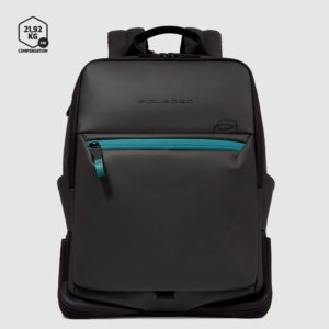 Zaino Piquadro porta Computer 14 in Tessuto Riciclato Corner Nero su linait