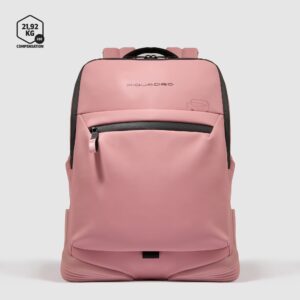 Zaino Piquadro porta Computer 14 in Tessuto Riciclato Corner Rosa su linait