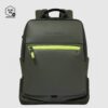 Zaino Piquadro porta Computer 14 in Tessuto Riciclato Corner Verde su linait