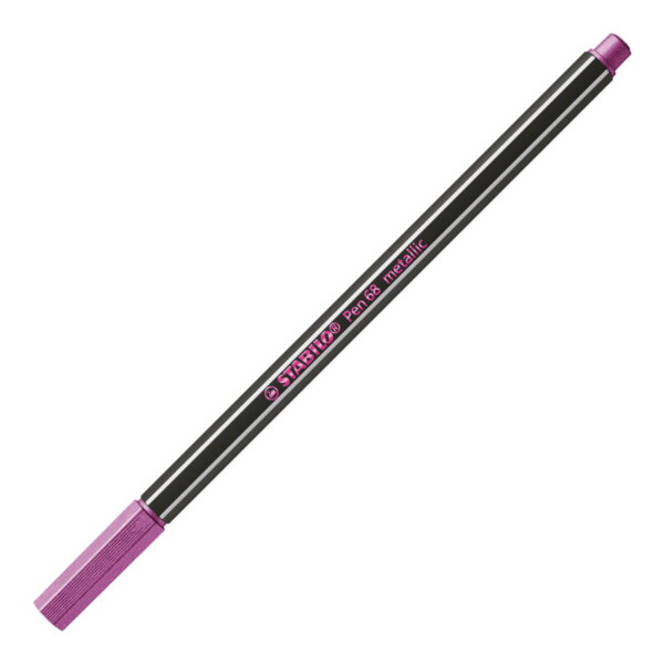 Pennarello Premium Metallizzato - STABILO Pen 68 metallic - Rosa metallizzato