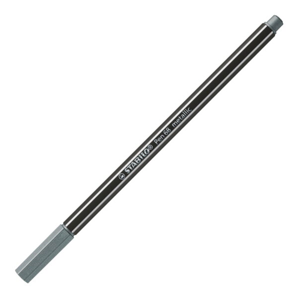 Pennarello Premium Metallizzato - STABILO Pen 68 metallic - Argento