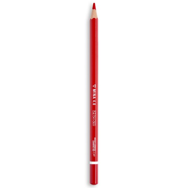 Matita in legno MinaPro 4.0 Seven Rosso Carminio su linait