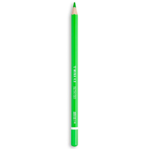 Matita in legno MinaPro 4.0 Seven Verde Fluo su linait
