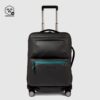 Trolley Piquadro Cabina 4 Ruote in Tessuto Gommato CORNER Nero su linait