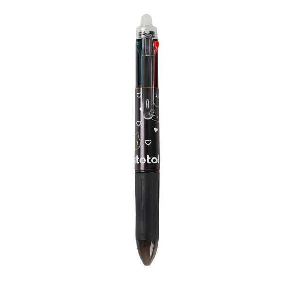 Penna Cancellabile 4 in 1 BLACK CAT su linait