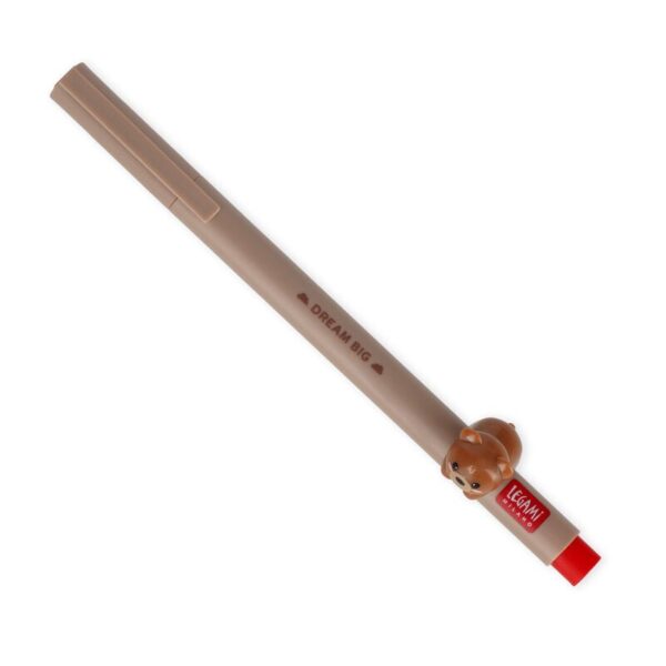 Penna Gel Teddy Bear Lovely Friends Rosso su linait