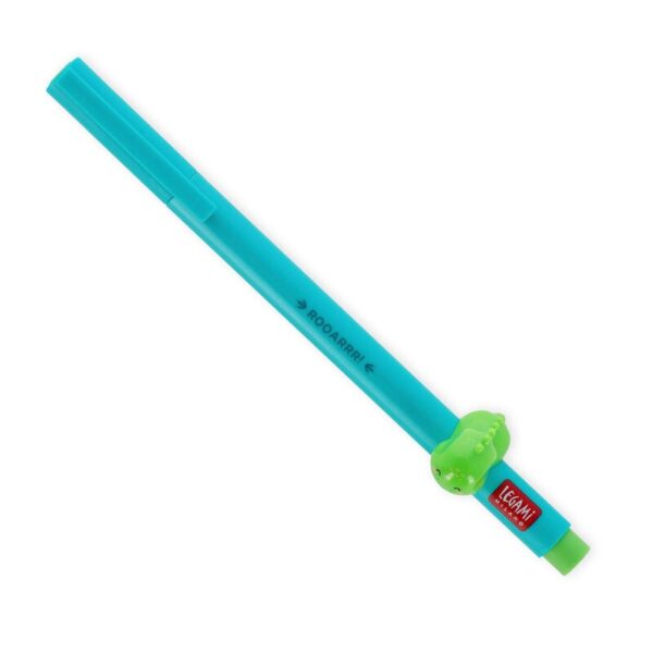Penna Gel Dino Lovely Friends Verde Neon su linait