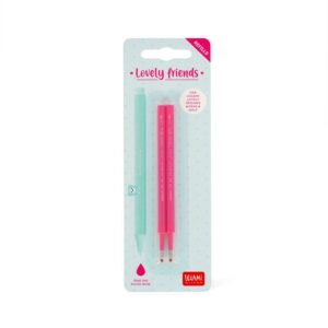 Set di 2 Refill per Penna Gel Lovely Friends Rosa su linait