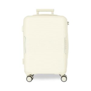 Trolley Movom INARI Rigido ABS 4 Ruote 55cm Bianco su linait