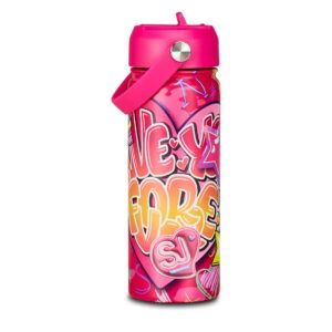 Borraccia SJ GANG Seven 500ML Inox 304 Termica beccuccio retrattile Tinypatch Girl su linait