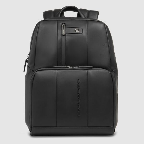 Zaino Piquadro porta PC Pad con CONNEQU in pelle Urban nero - CA3214UB00/N