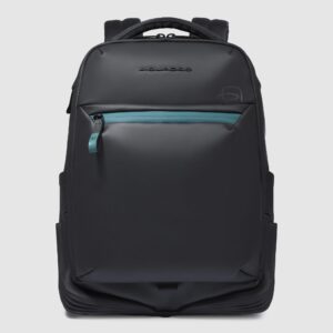 Zaino Piquadro Da Viaggio Underseat in Tessuto Gommato Corner Nero su linait