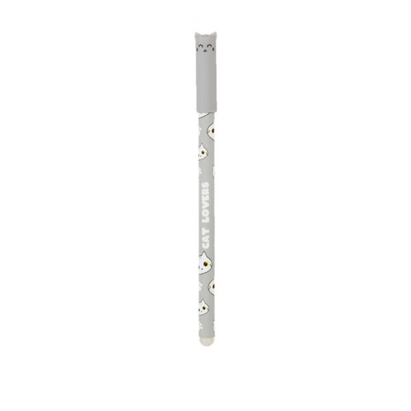 Penna Cancellabile Inchiostro Blu Gray Cat su linait