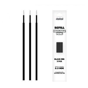 Refill Penna Cancellabile Inchiostro Nero 0.5mm Conf. 3 Pz su linait