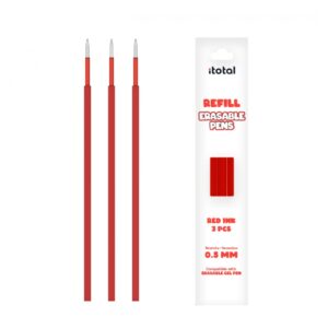 Refill Penna Cancellabile Inchiostro Rosso 0.5mm Conf. 3 Pz su linait