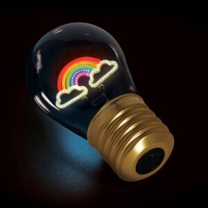 Lampada da Tavolo a Forma di Lampadina Bulb Fiction Rainbow su linait