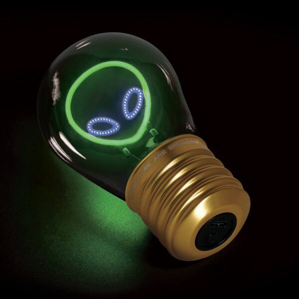 Lampada da Tavolo a Forma di Lampadina Bulb Fiction Alien su linait