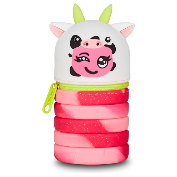 Astuccio Allungabile in Silicone Mucca Rosa