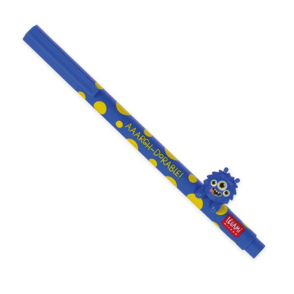 Penna Gel Monster Lovely Friends Blu su linait