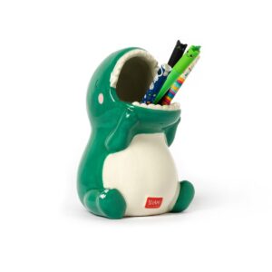 Portapenne in Ceramica Desk Friends Dino su linait