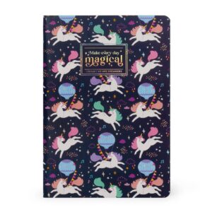 Quaderno Pagine Bianche Formato A5 Lined Notebook Unicorn su linait