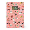 Quaderno Pagine Bianche Formato A5 Lined Notebook Sushi Cat su linait