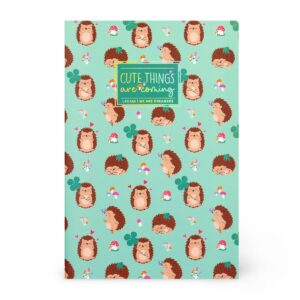 Quaderno a Righe Formato A6 Lined Notebook Hedgehog su linait