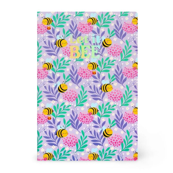Quaderno a Righe Formato A6 Lined Notebook Bee su linait