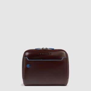 Borsello Piquadro Uomo Schermato in Pelle Blue Square Mogano su linait