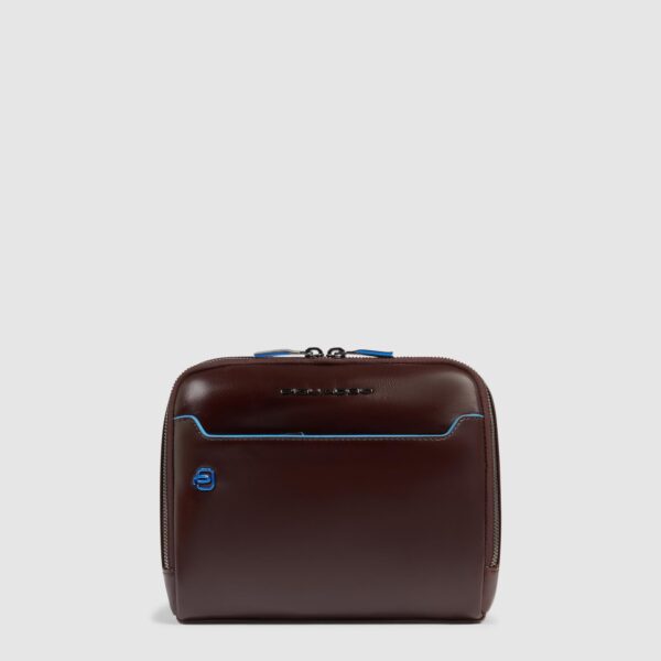 Borsello Piquadro Uomo Schermato in Pelle Blue Square Mogano su linait