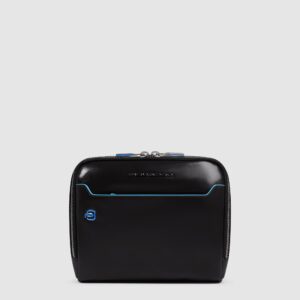 Borsello Piquadro Uomo Schermato in Pelle Blue Square Nero su linait
