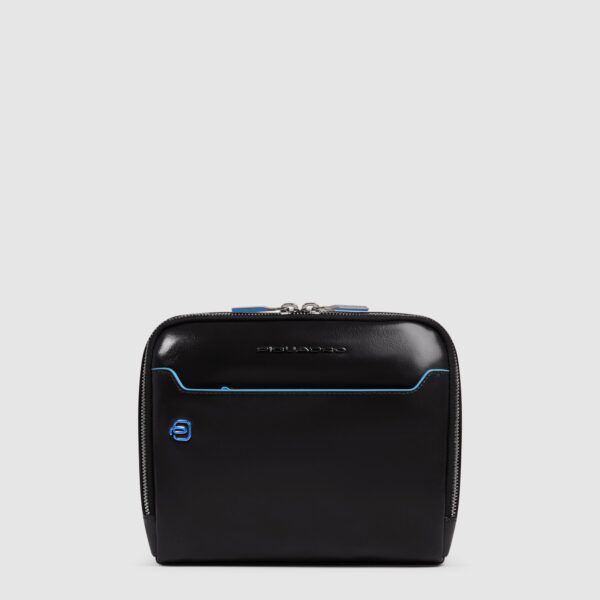Borsello Piquadro Uomo Schermato in Pelle Blue Square Nero su linait