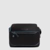 Borsello Piquadro Uomo Porta Tablet Mini Schermato in Pelle Blu Square Nero su linait