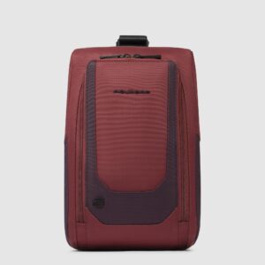 Monospalla Piquadro Uomo Porta Tablet Mini in Tessuto Riciclato e Pelle Easyjet Cuoio su linait