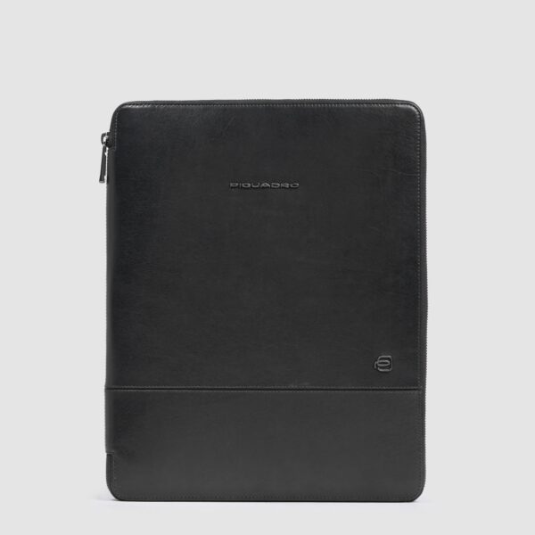 Portablocco Piquadro con Scomparto per Tablet in Pelle Nero su linait