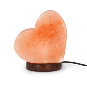 Lampada di Sale dell'Himalaya Heart su linait