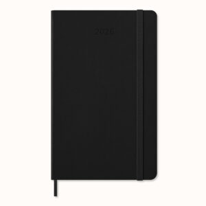Agenda Settimanale Verticale 2026 Moleskine 13x21cm Rigida Nero su linait