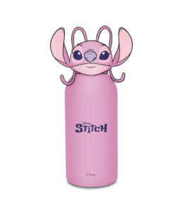 Borraccia Termica Con Tappo Sagomato Lilo & Stitch 350ML Rosa su linait