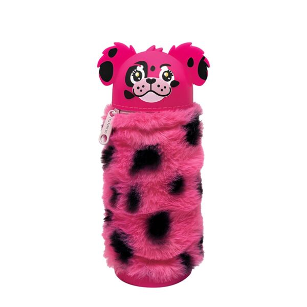 Astuccio Allungabile in Silicone Di Peluche Boom Fluffy Panda Rosa su linait