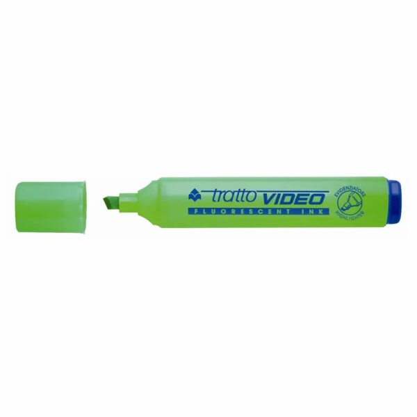 Evidenziatore Tratto Video Verde su linait
