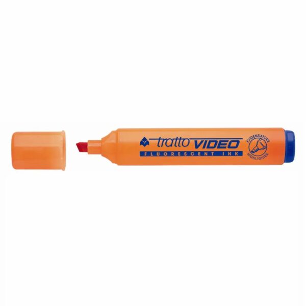 Evidenziatore Tratto Video Arancio su linait