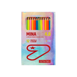 Pastelli Minapro 4.0 Fluo Scatola 12 Colori Seven su linait