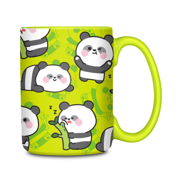 Tazza in Ceramica con Manico Chill & Refill Cartomania Panda su linait