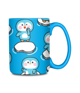 Tazza in Ceramica con Manico Chill & Refill Cartomania Penguin su linait