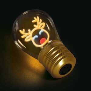 Lampada da Tavolo a Forma di Lampadina Bulb Fiction Reindeer su linait