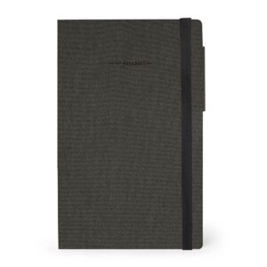 Taccuino a Fogli Bianchi con Copertina Morbida 17x24 Deep Graphite su linait