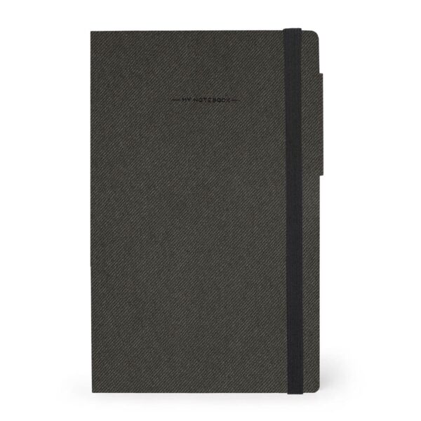 Taccuino a Fogli Bianchi con Copertina Morbida 17x24 Deep Graphite su linait