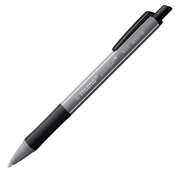 Penna a sfera STABILO pointball colorful Nero su linait